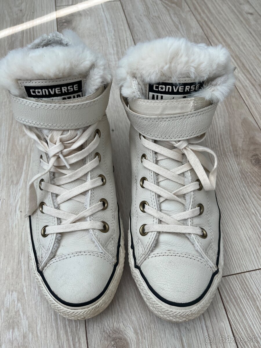 Zimne kozene tenisky Converse , vel.6