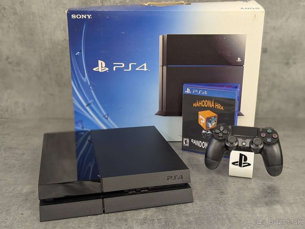 Playstation 4 500GB, 1 ovládač, 1 náhodná hra