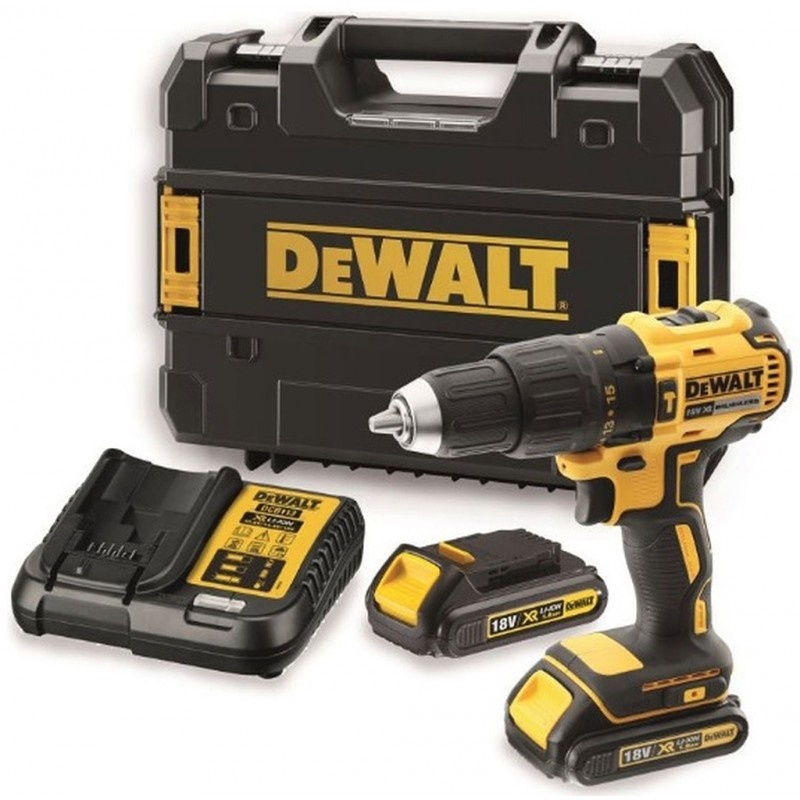 DEWALT DCD790D2 - AKU vŕtačka 18V,2x 2,0 Ah, bezuhlíková