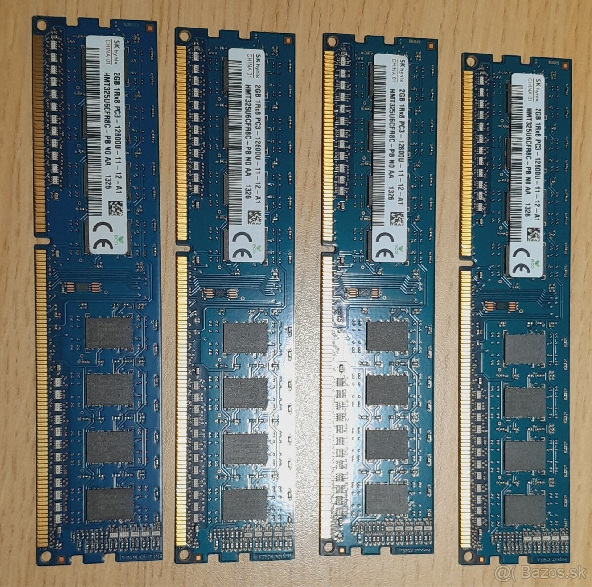 PC RAM 4 x 2GB DDR3