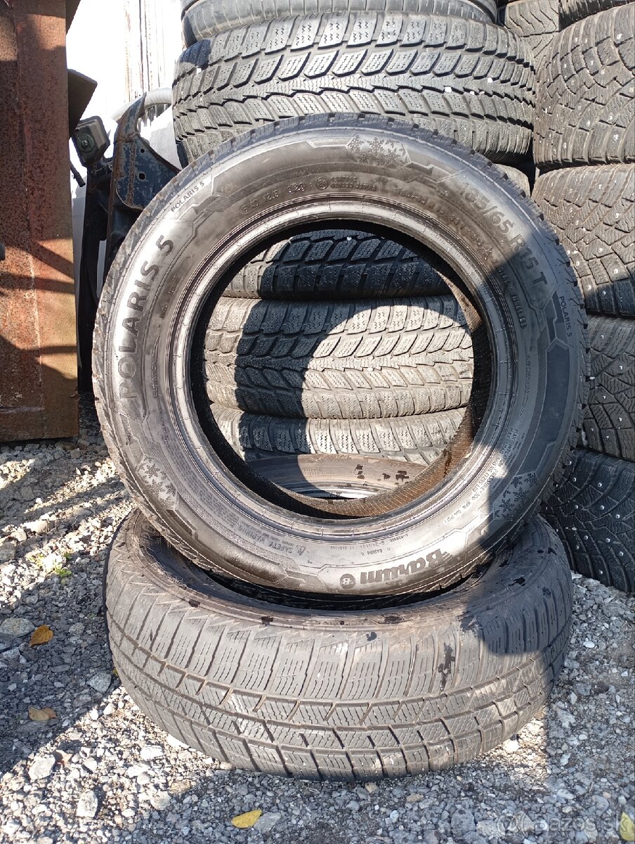 Jazdené zimné pneu 185/65 R15 2ks