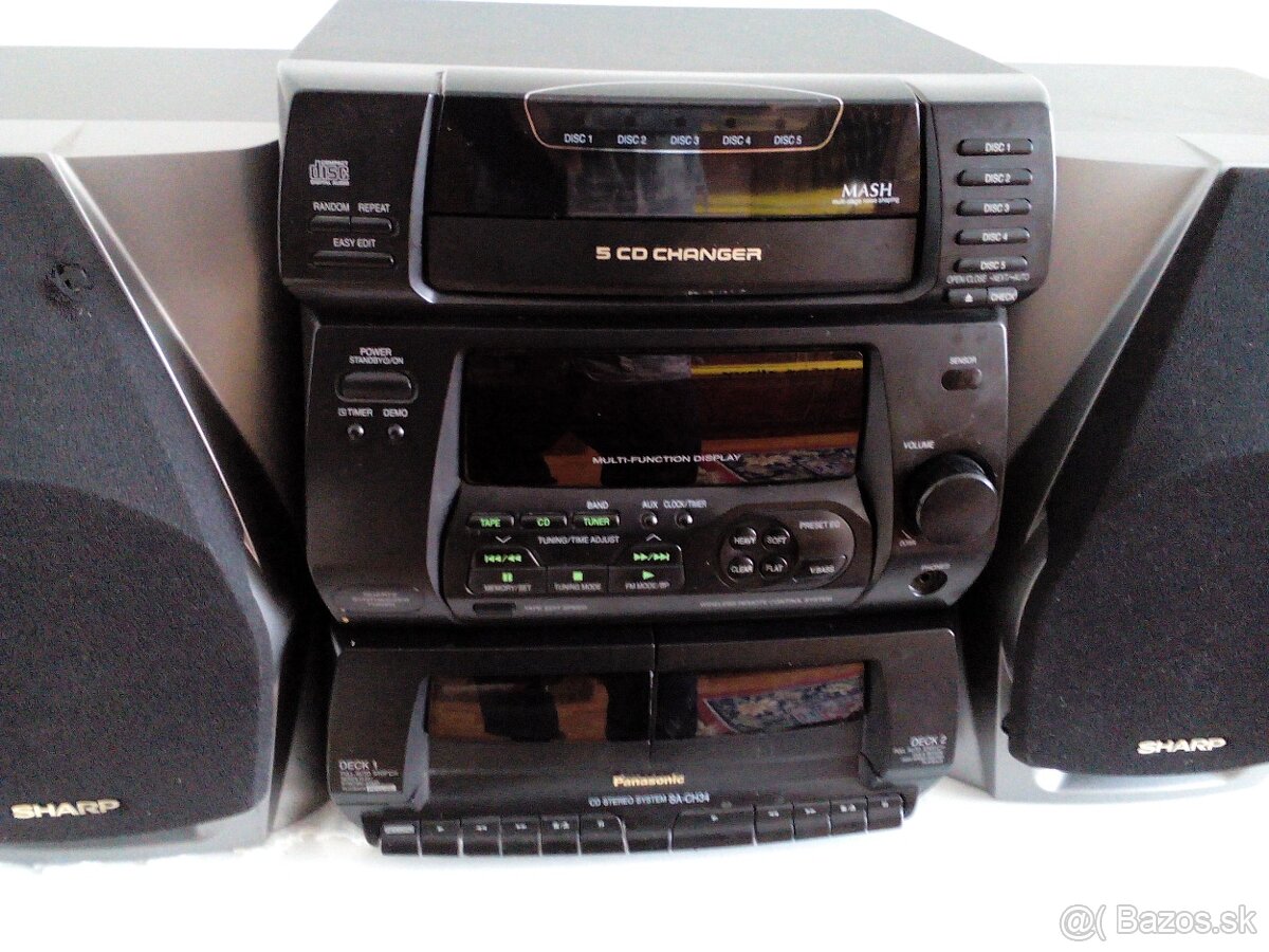 Predam vežu zn PANASONIC  stereo system SA-CH34