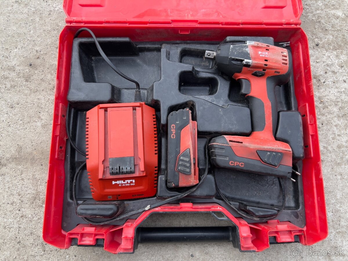 Hilti SIW 6AT-A22 rázový utahovak, 2x batéria, nabíjačka