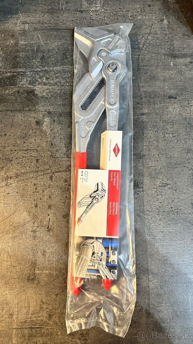 Kliešťový nastaviteľný kľúč Knipex XL 8603400