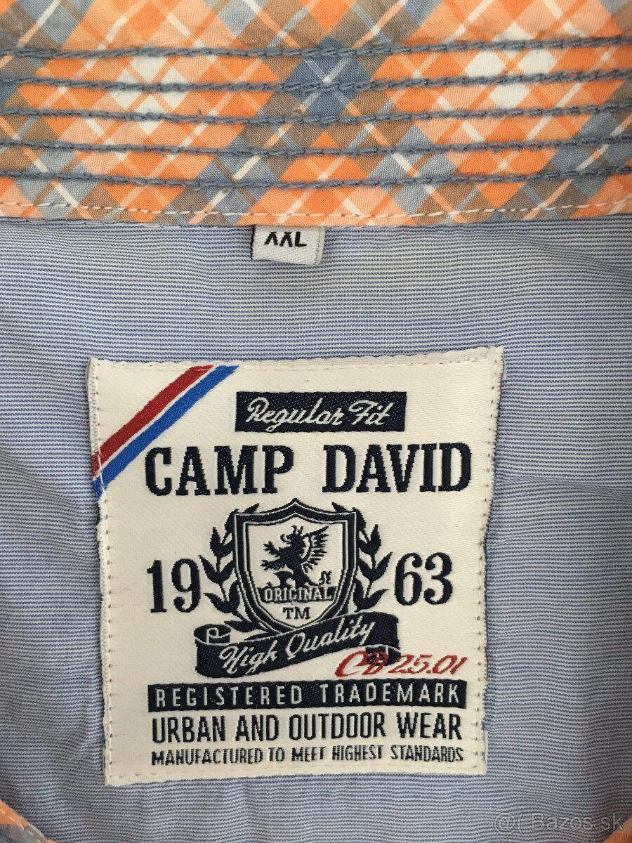 CAMP DAVID/ pánska košeľa XXL