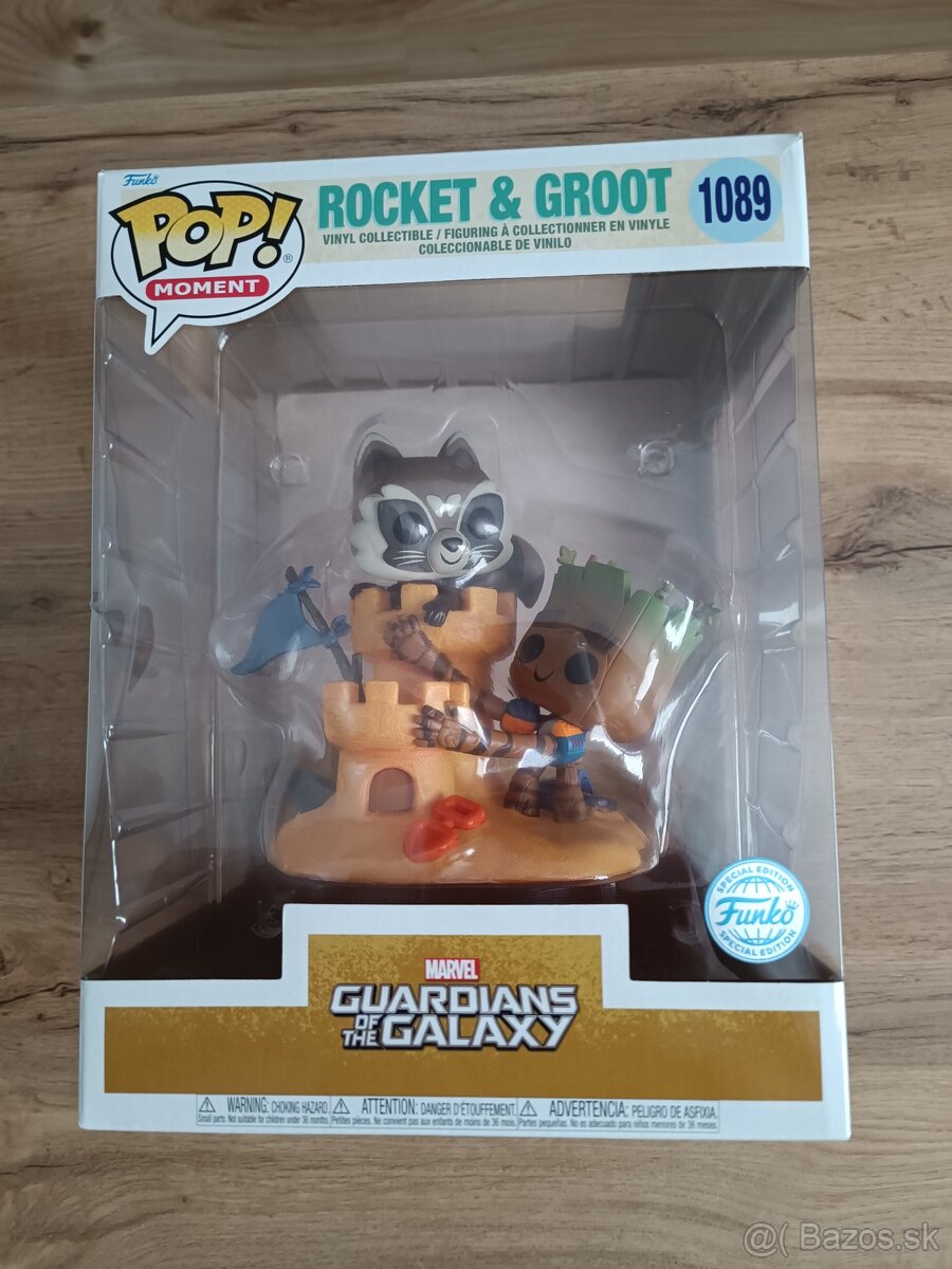 Funko pop Rocket & Groot - Beach Day - Special Edition