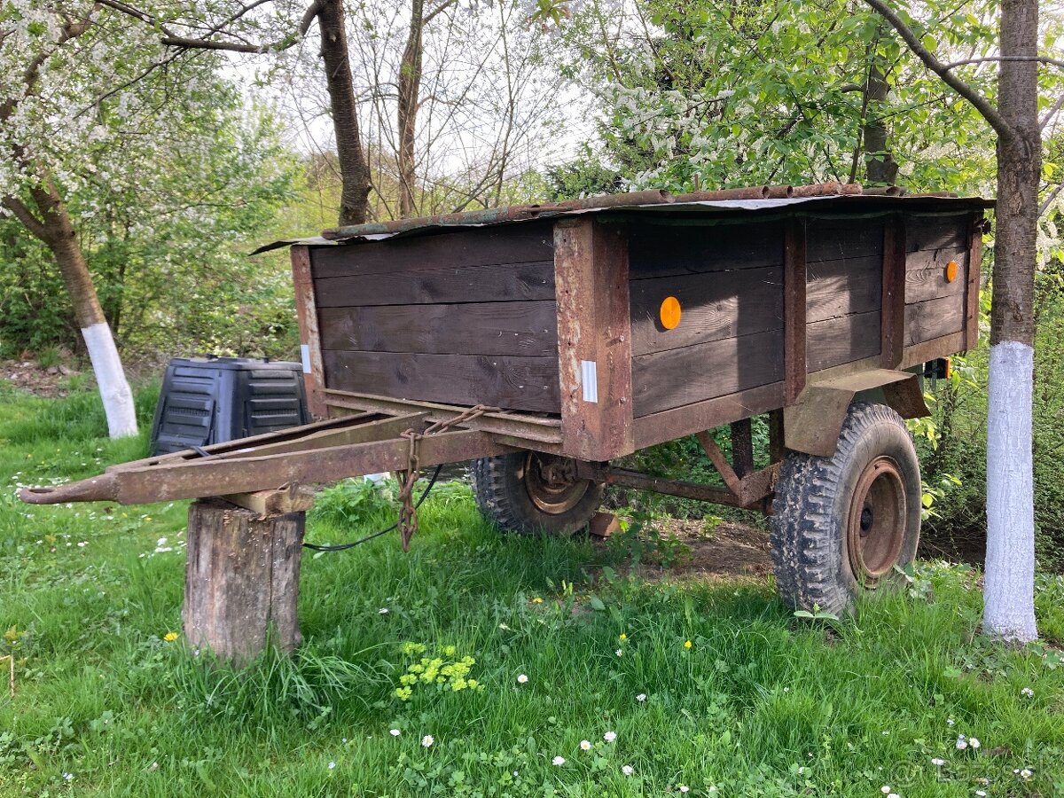 Vlečka za traktor, malotraktor