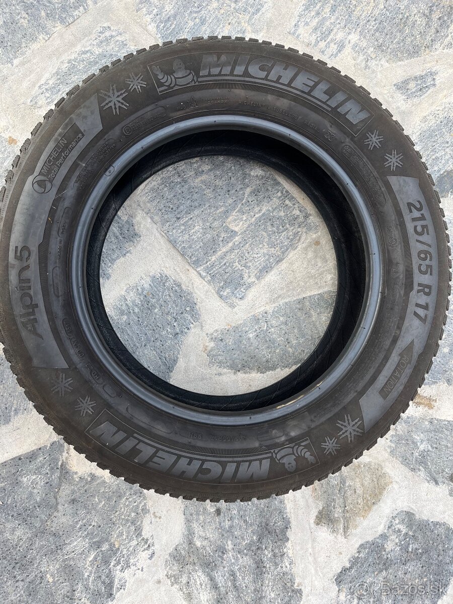 Zimné pneu Michelin Alpin 5 215/65 R17