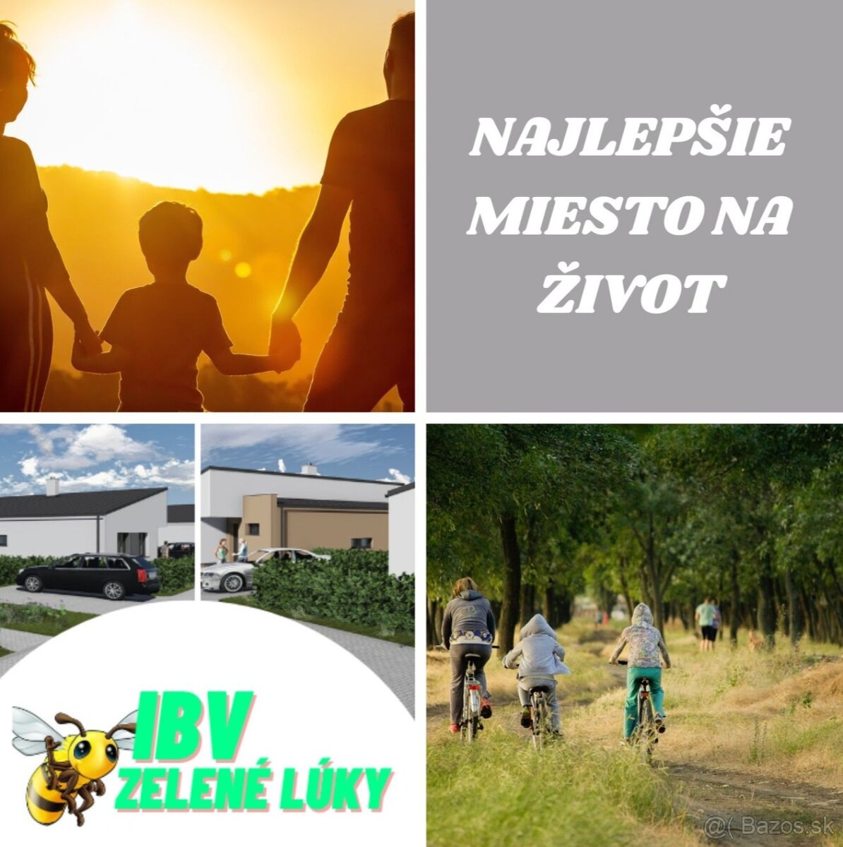 ✅ IBV Zelené lúky: 4-izbový bungalov, holodom, Sučany