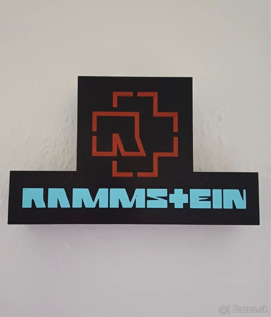 Lightbox Rammstein (podsvietený obrázok)