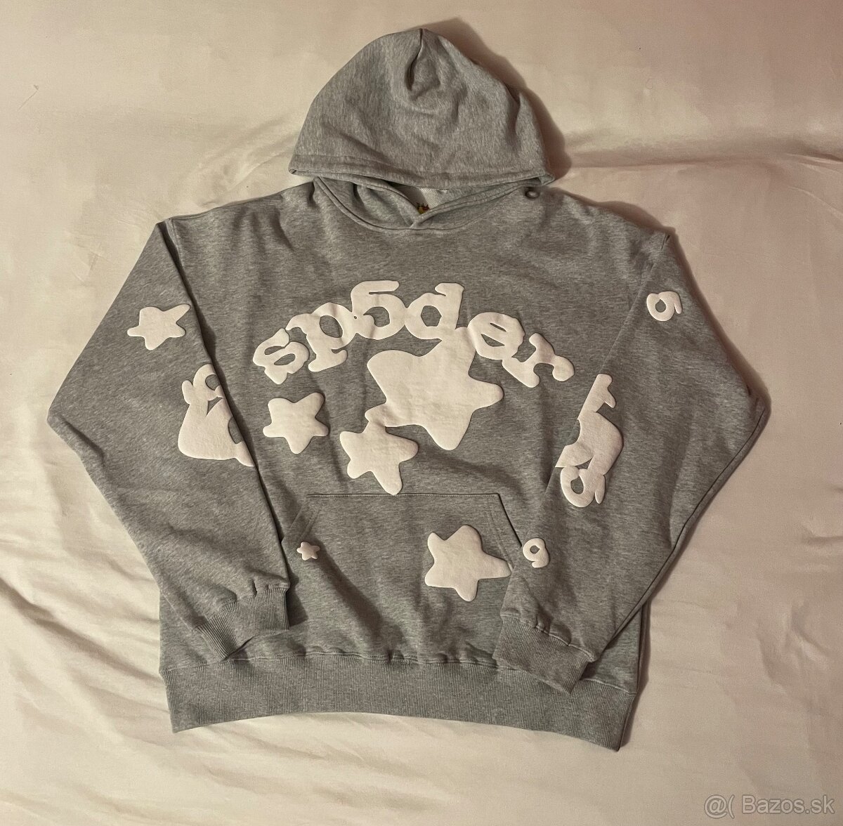 Sp5der beluga grey hoodie