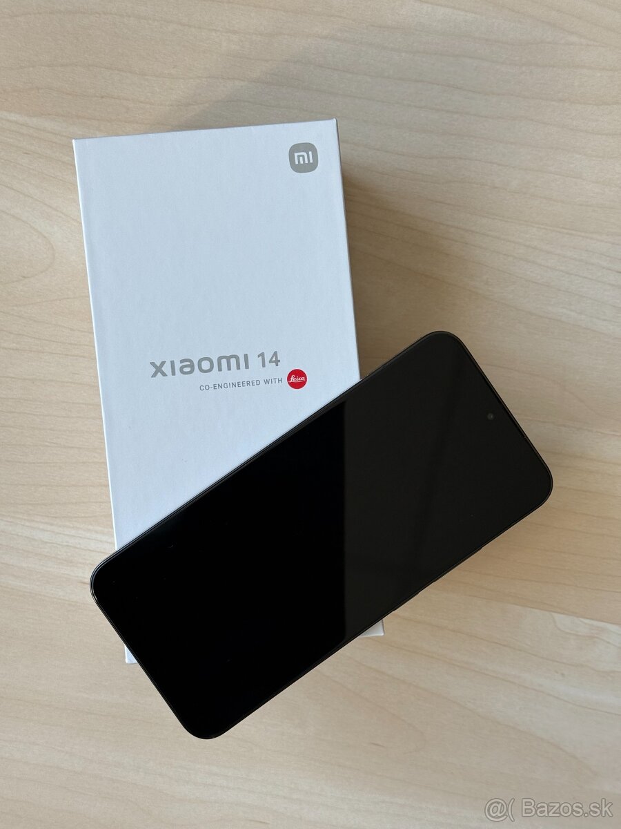 Predám Xiaomi 14 Black, 12GB RAM, 512GB pamät - skvelý stav