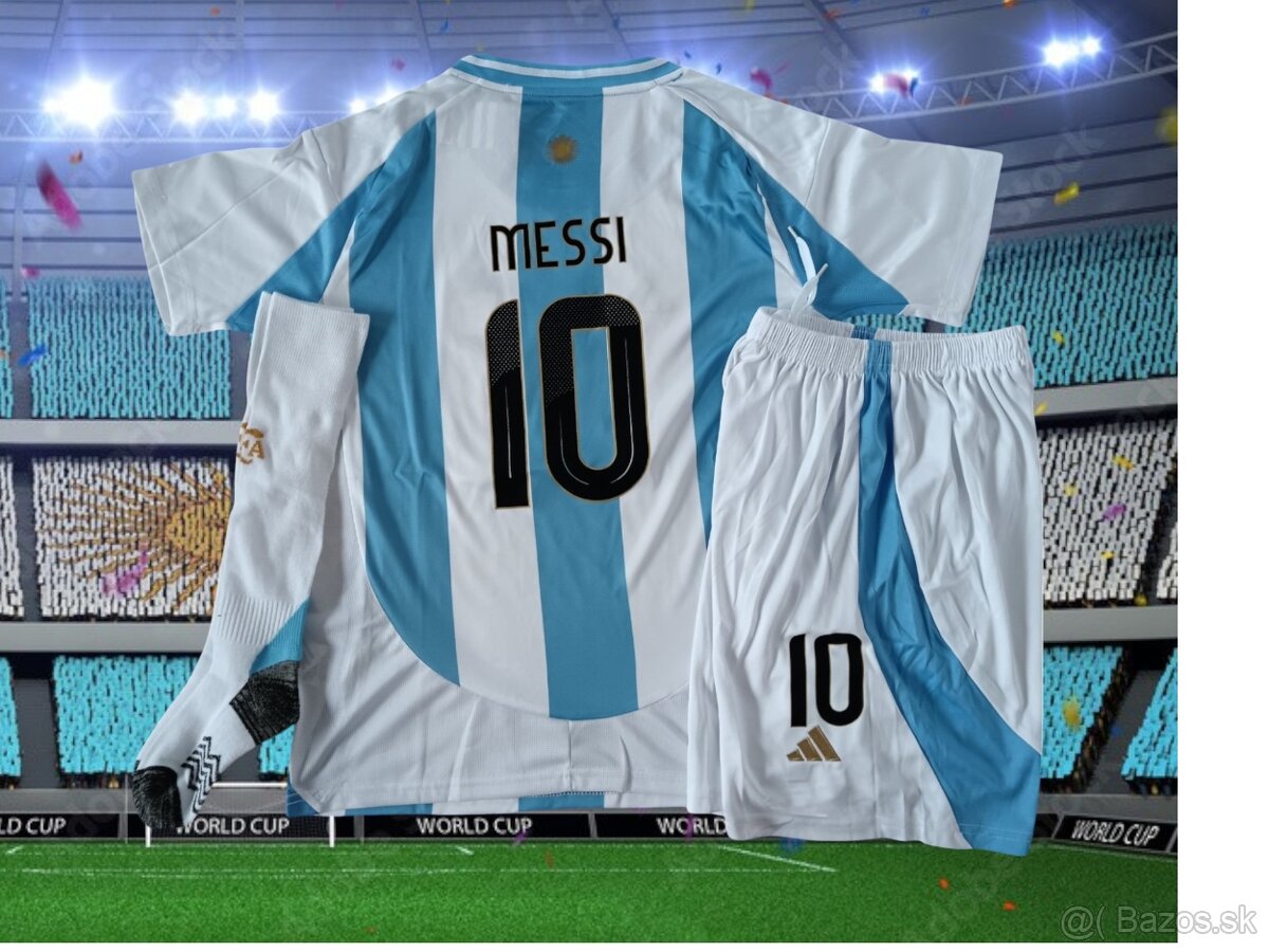 detský dres MESSI Argentína Copa America 2025