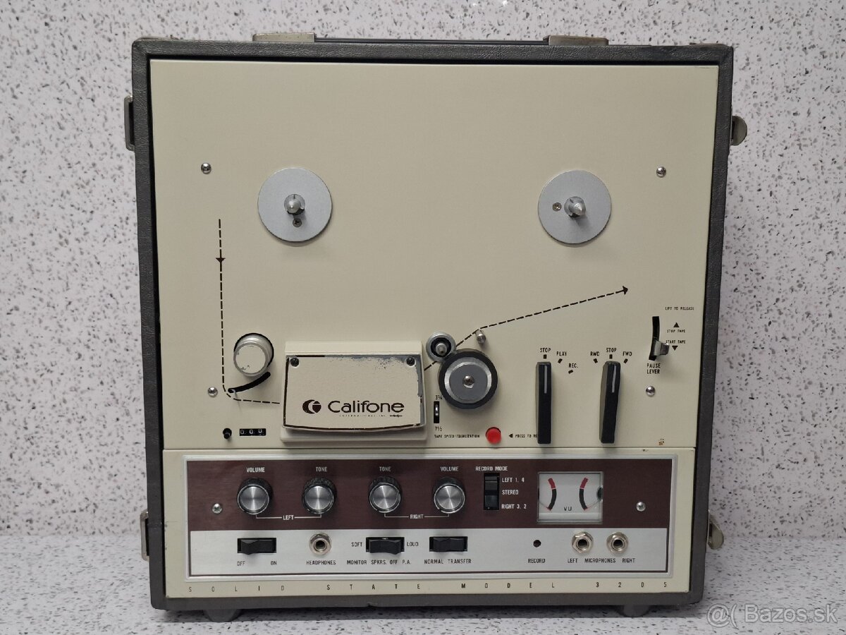 CALIFONE REEL TO REEL TAPE RECORDER LOS ANGELES CALIFORNIA