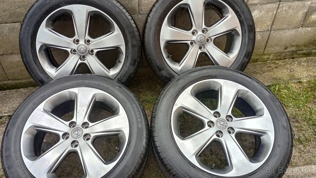 OPEL MOKKA 18"5x105 ET 38..215/55R18 orig.hliníkové disky