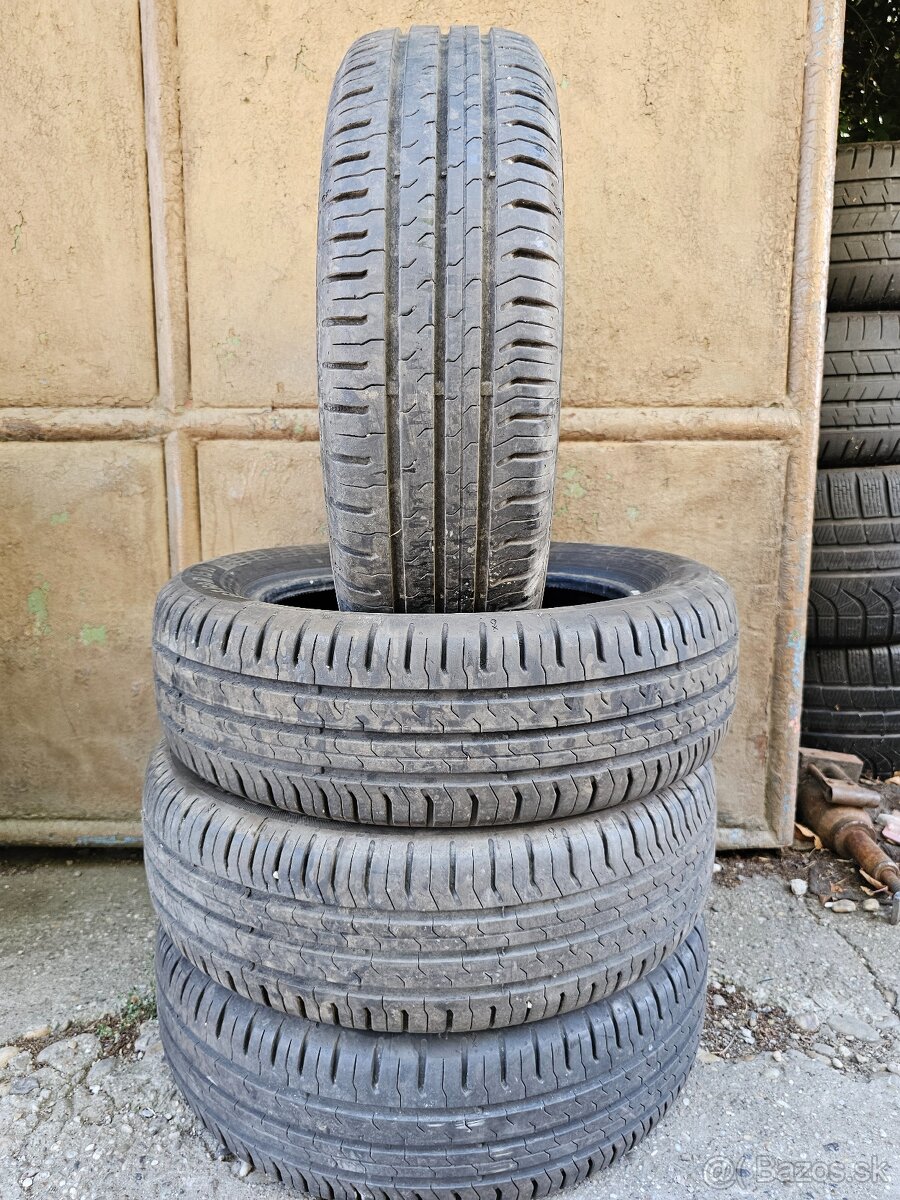 Predám 4-letné pneumatiky Continental EcoContact 165/60 R15