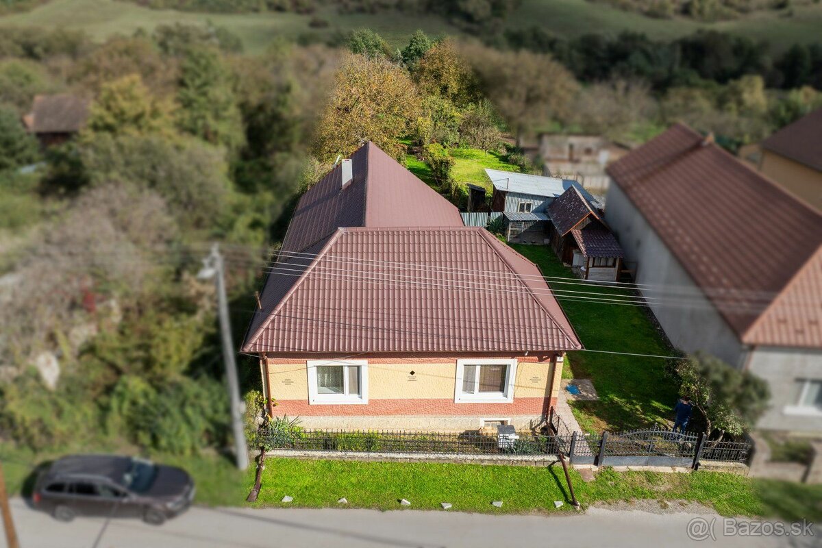 Ponúkame na predaj 3 izbový rodinný dom Slánske Nové Mesto