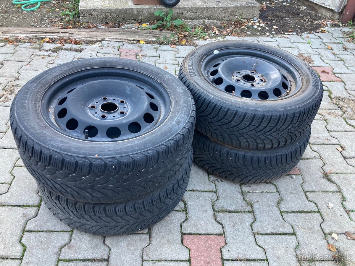 Zimné gumy na diskoch 205/55 r16 5x112