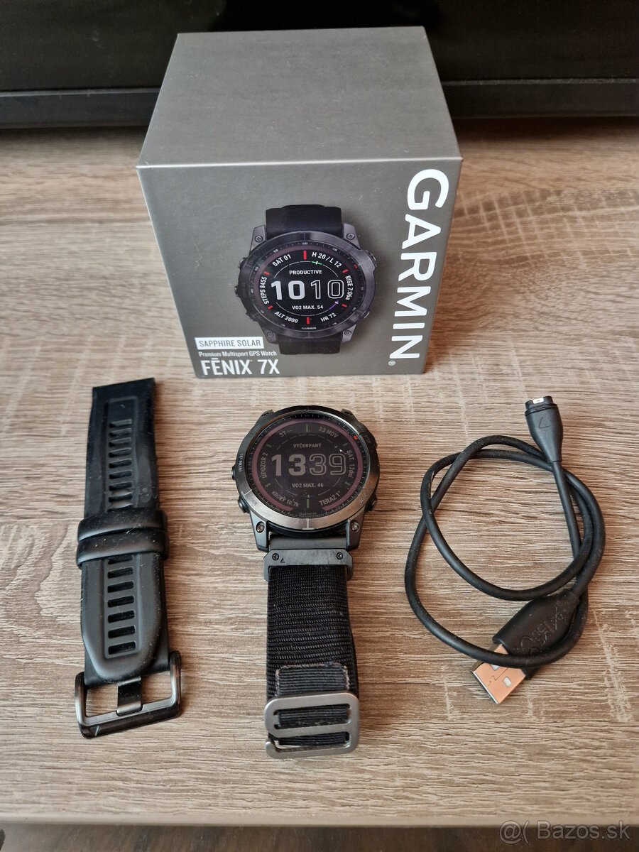 Garmin Fenix 7x Sapphire solar