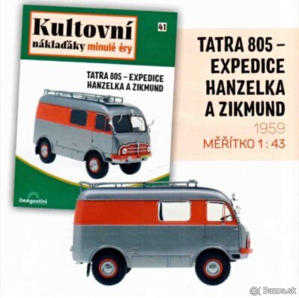 Tatra 805 expedice Zikmund a Hanzelka - 1:43 - Deagostini