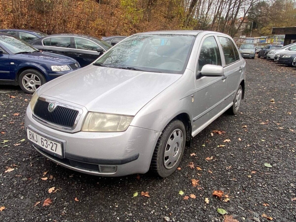 Škoda Fabia 1.4i 16V 55kW klimatizace ABS 157tkm ČR