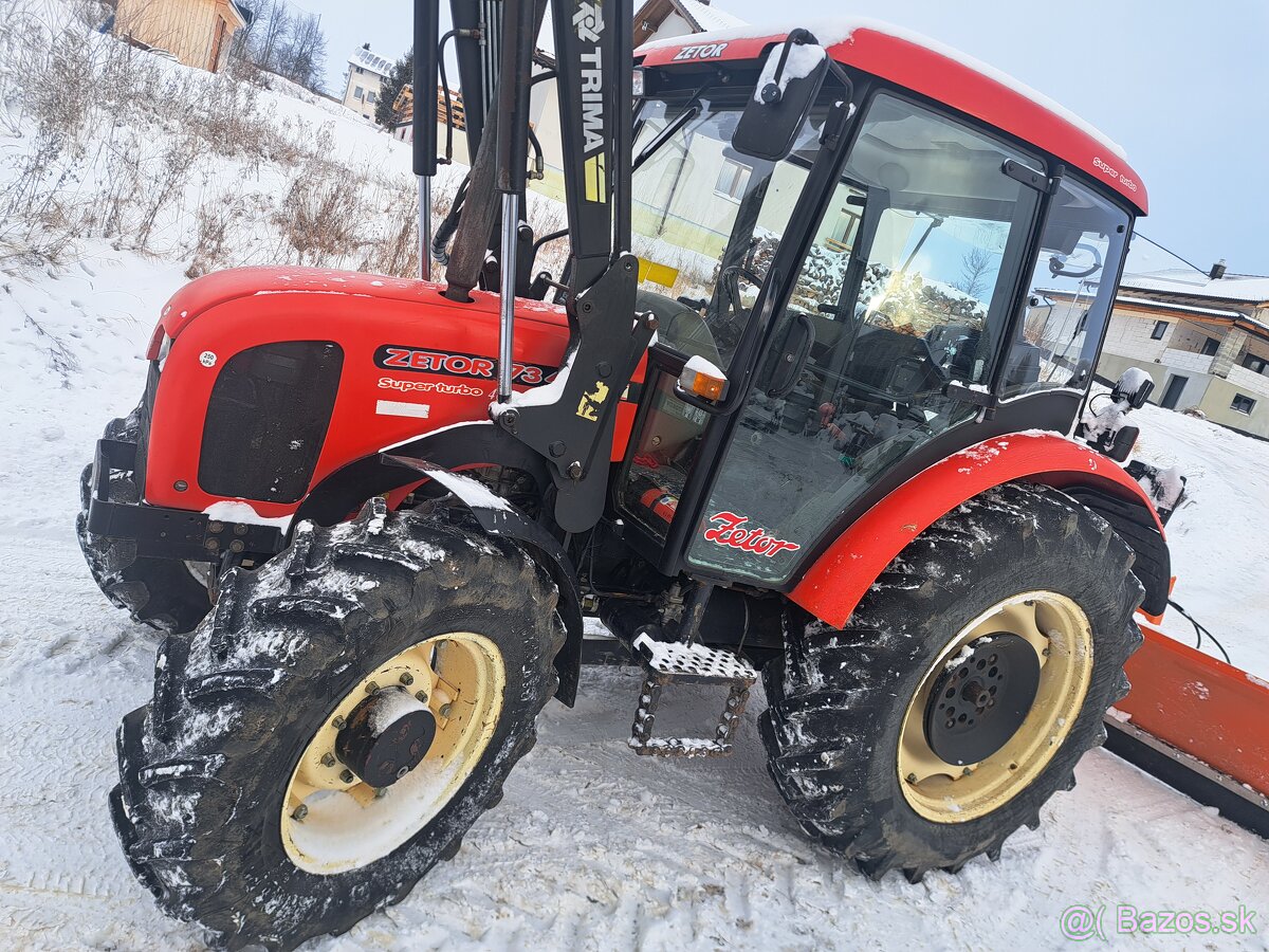 PREDAM TRAKTOR ZETOR 7341TURBO+SNEZNY PLUH