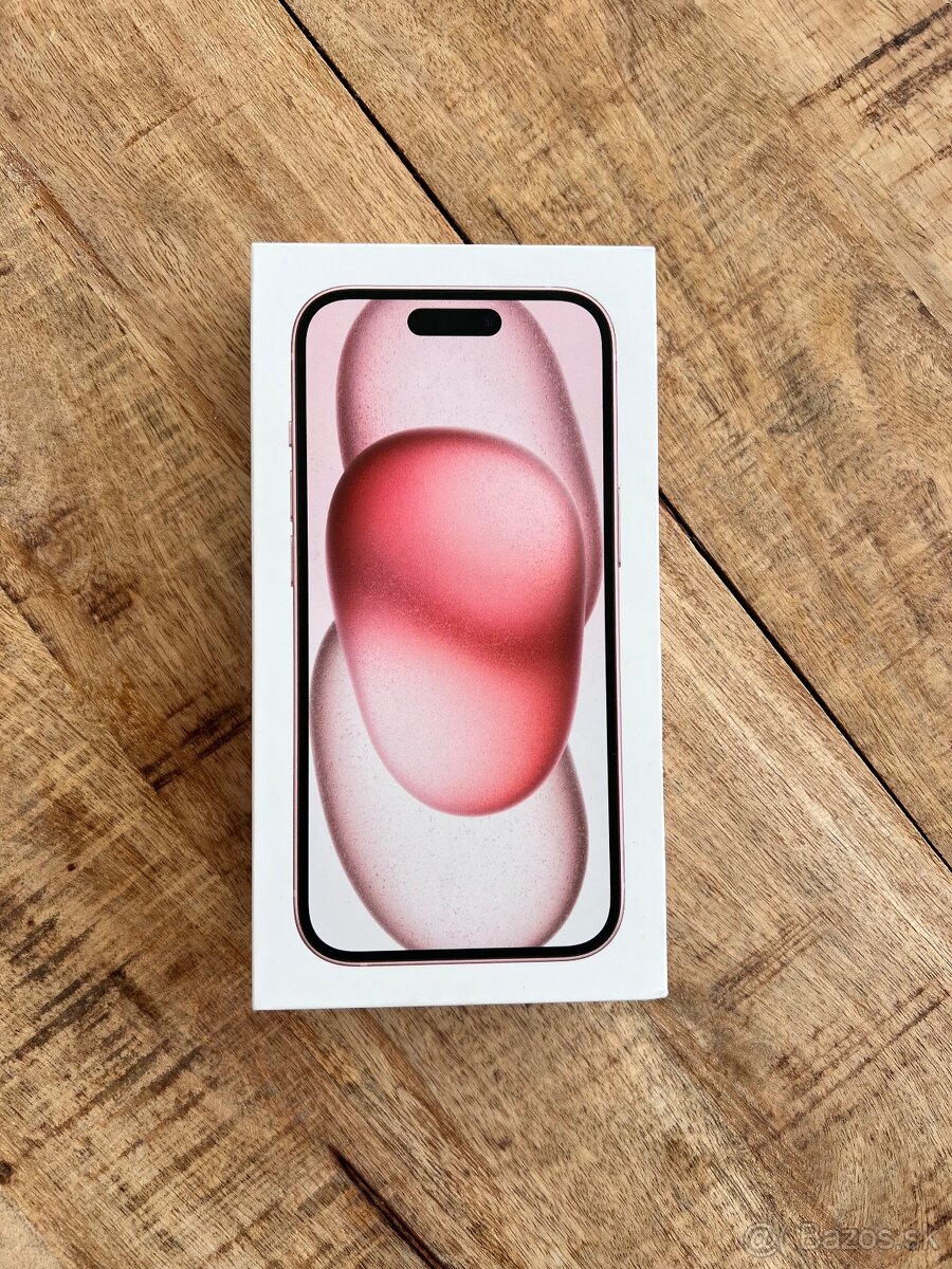 Apple iPhone 15 128GB Pink, Záruka , Top stav