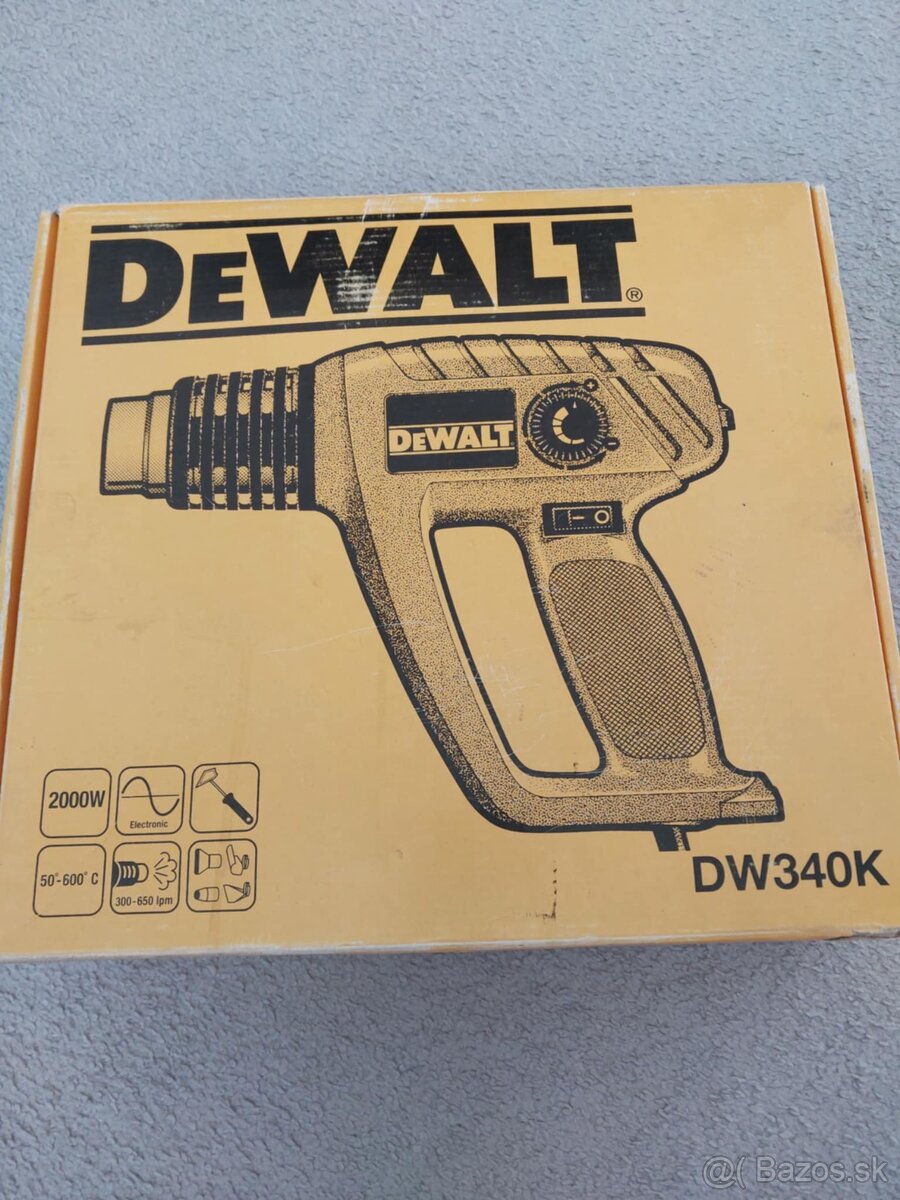 Teplovzdušná pištoľ DeWALT DW340K