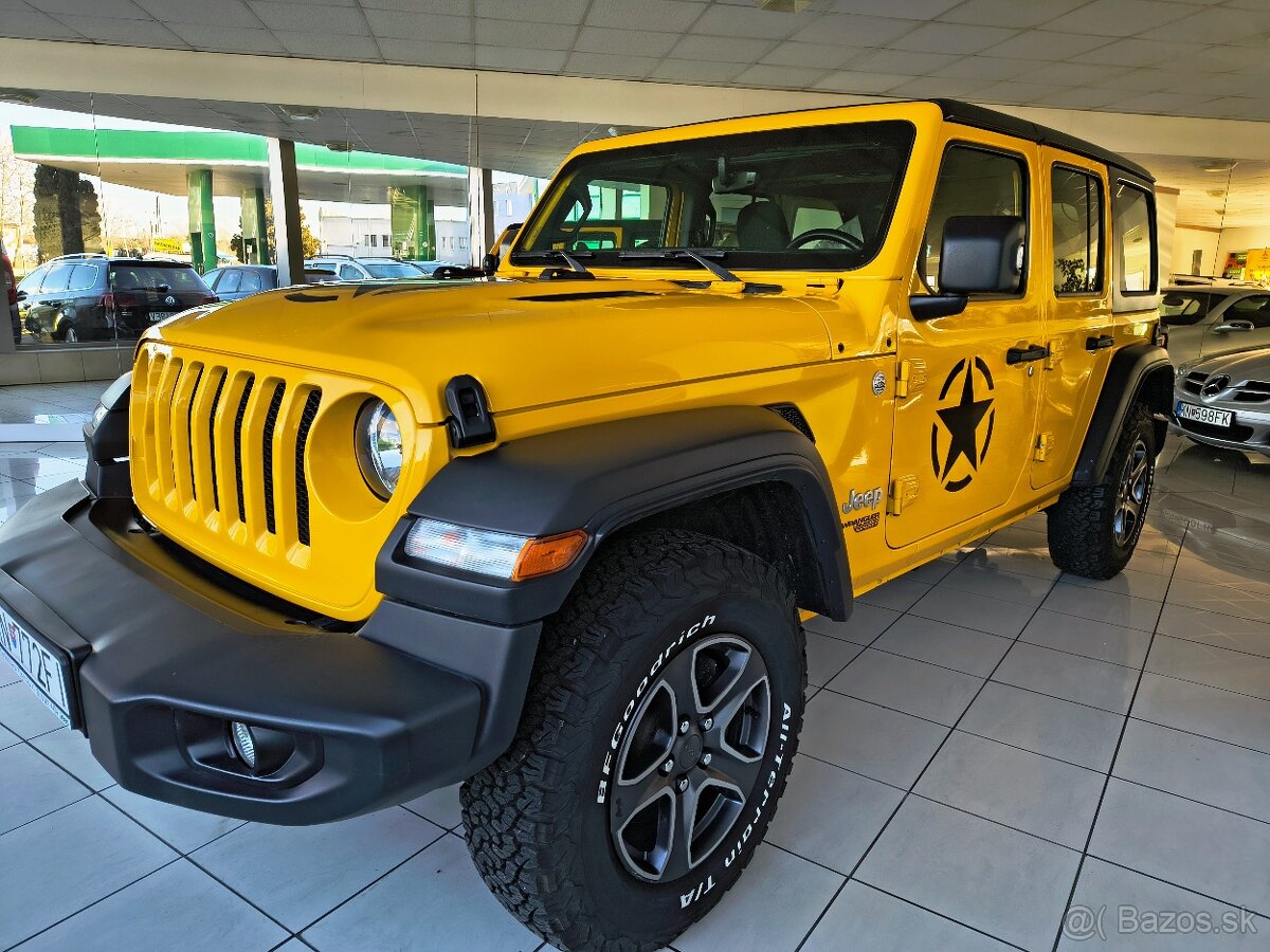 Jeep Wrangler  Unlimited 1. Majiteľ 147kw