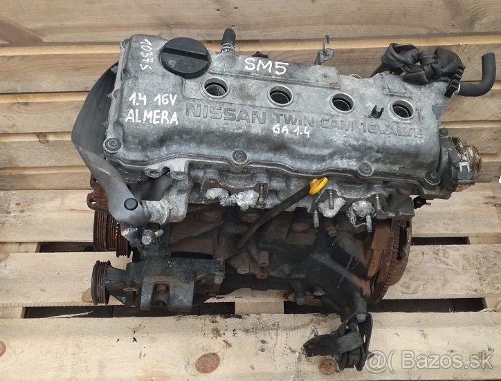 Motor NISSAN ALMERA N15 1,4 16V GA14