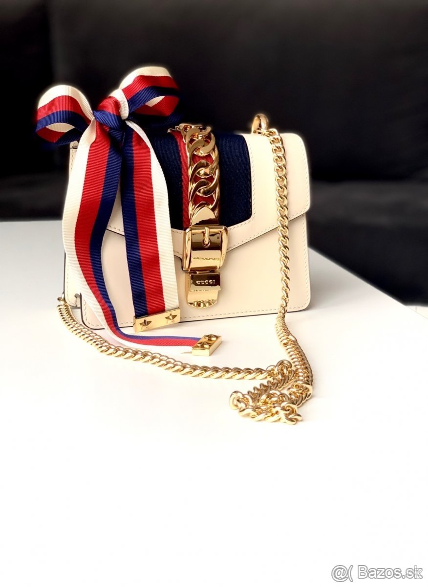 Gucci kabelka crossbody Sylvie leather