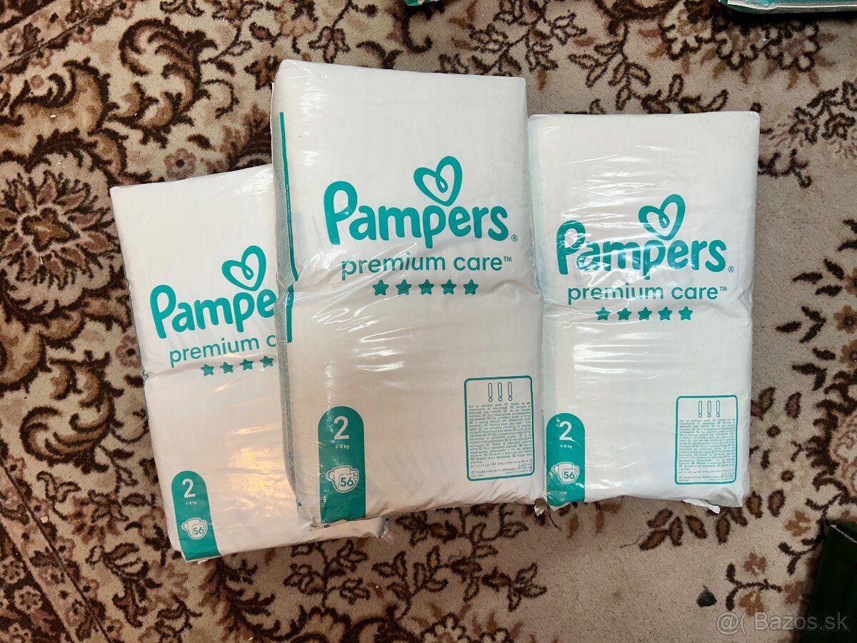 Plienky pampers premium care