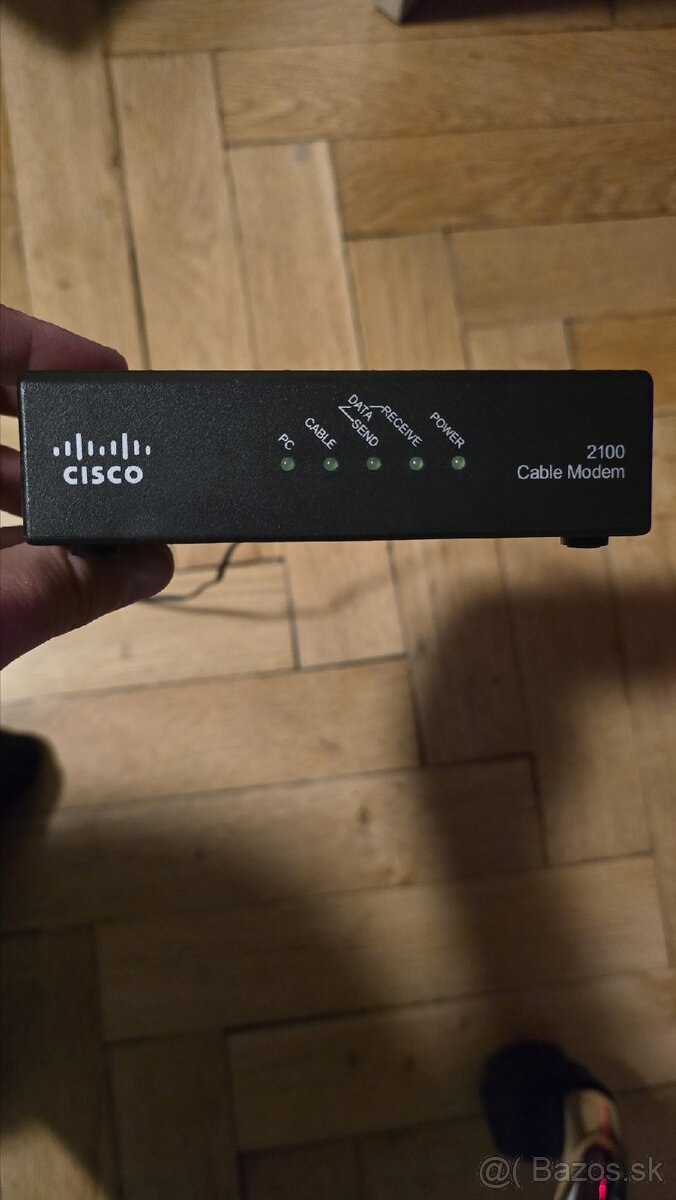 Cisco 2100 Cable Modem s adaptérom – plne funkčný