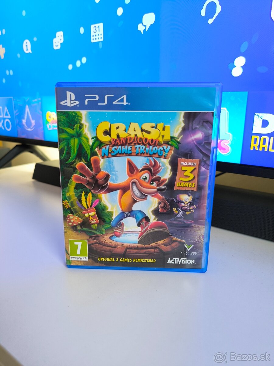 PS4 CRASH  BANDICOOT NSANE TRILOGY