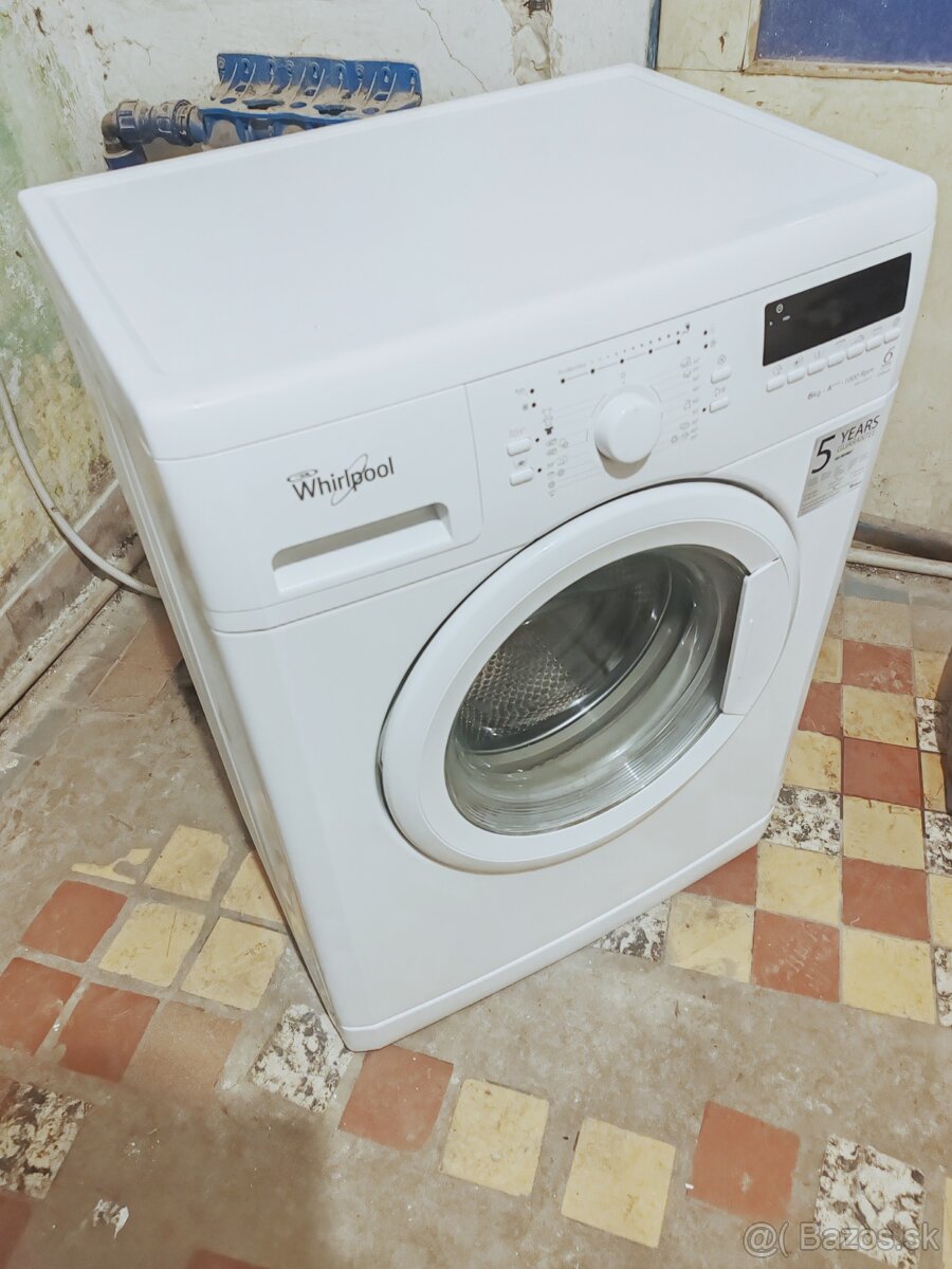 Predám práčku Whirlpool 6kg 1000rpm