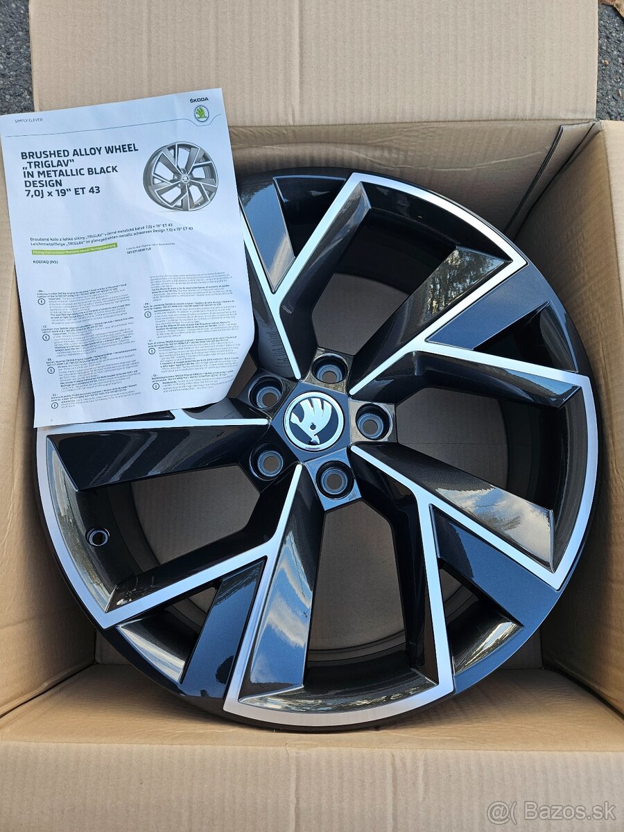 Nová alu kola Triglav 19" Škoda Kodiaq