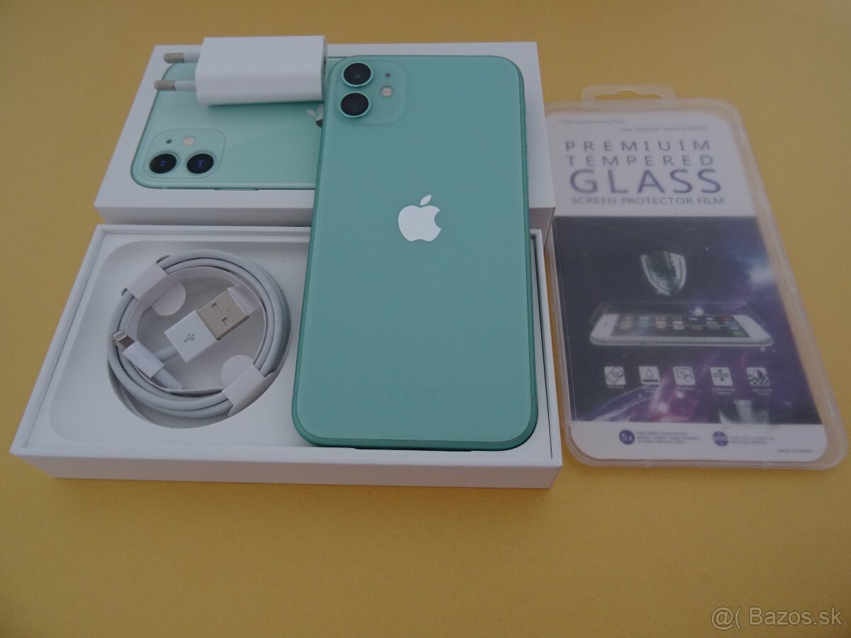 iPhone 11 128GB GREEN - ZÁRUKA 1 ROK