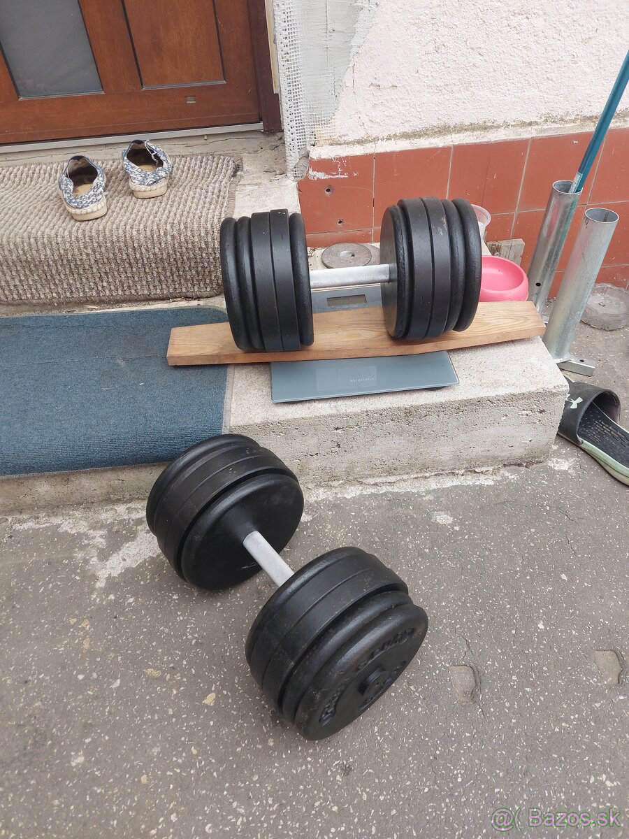 Cinky jednorucky 2 x 50 kg