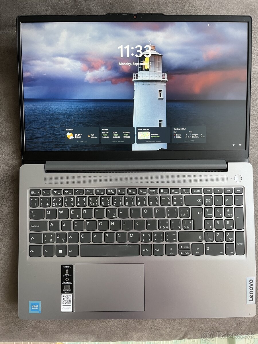 Lenovo slim 3i 15.6/fullhd/4cores/8/256/5-6 hodín