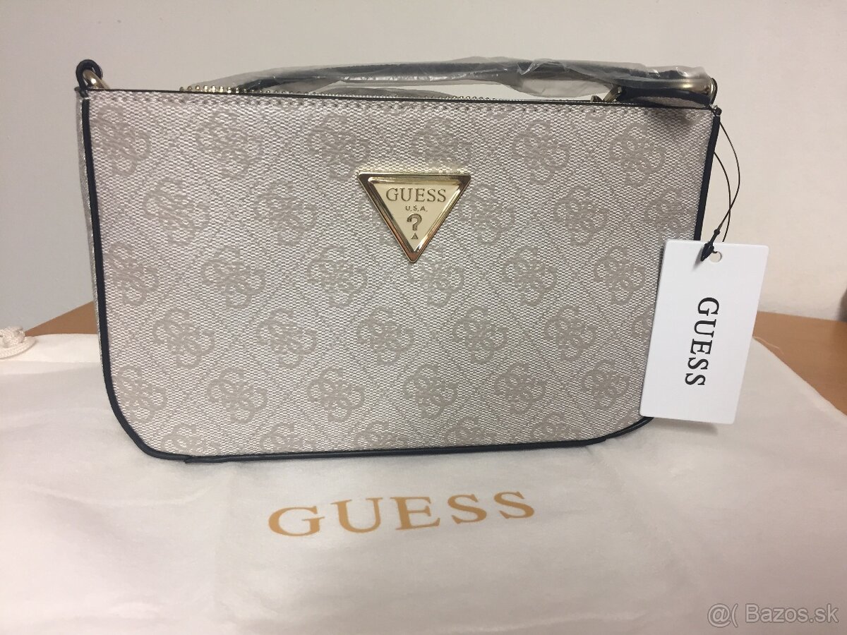 Ruzova kabelka Guess crossbody