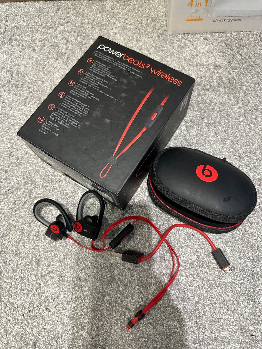 Sluchátka PowerBeats 2 Wireless - kúpené za 280€