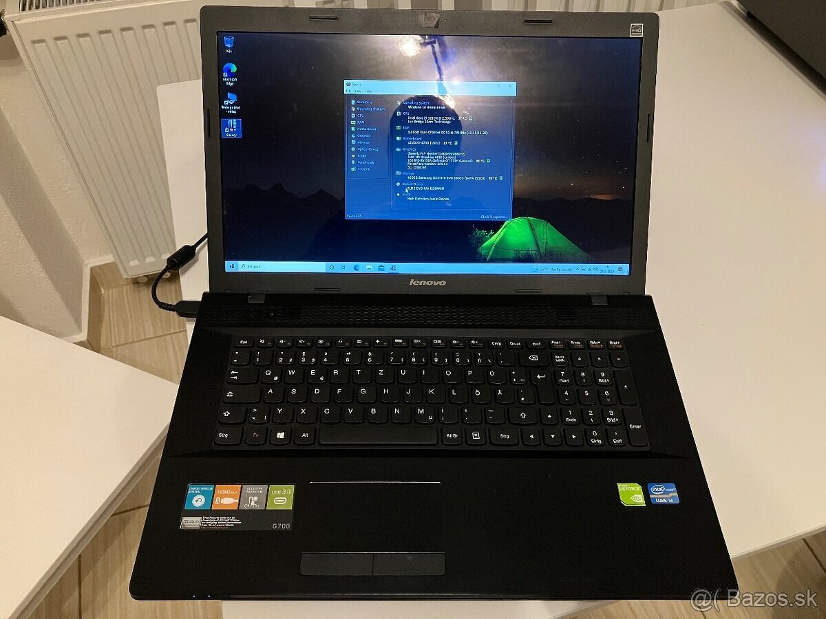 Lenovo Ideapad G700/17"HD+/Intel core i5/8gb/512gb ssd/720m