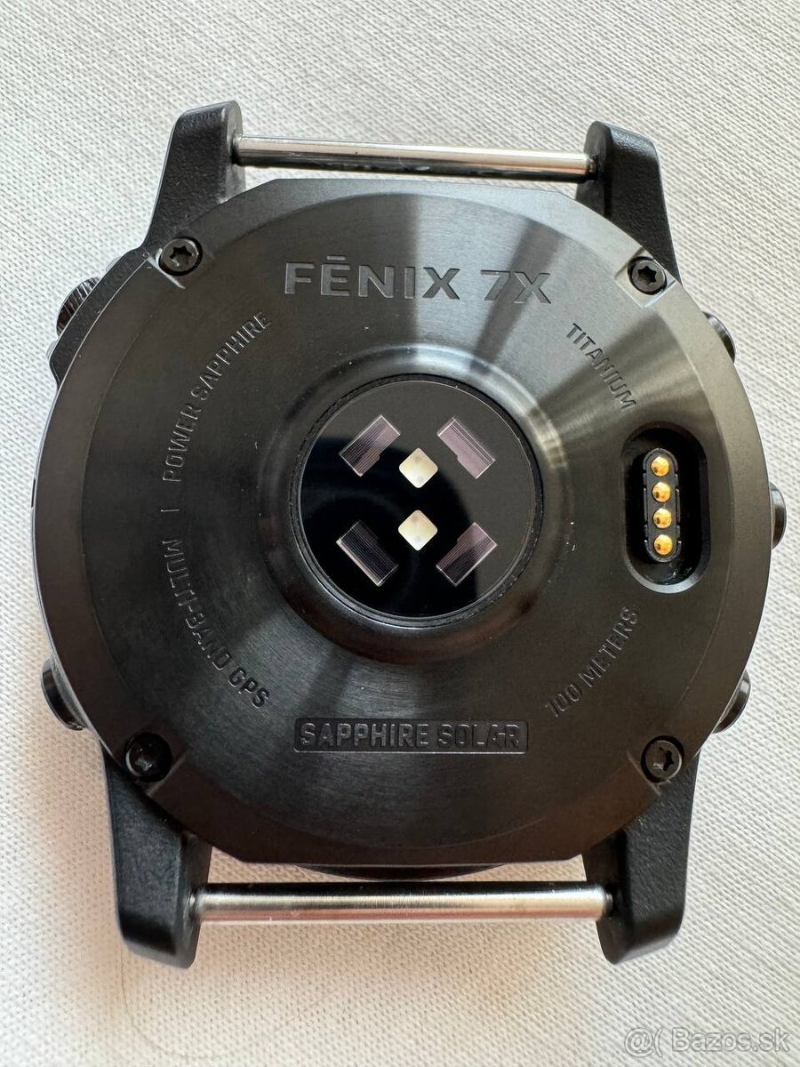 Garmin fenix 7x Sapphire Solar Titán(aj remienok) zachovalé