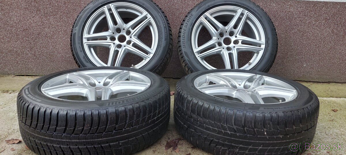 Alu 5x112 a zimné Bridgestone Blizzak 225/50 R17