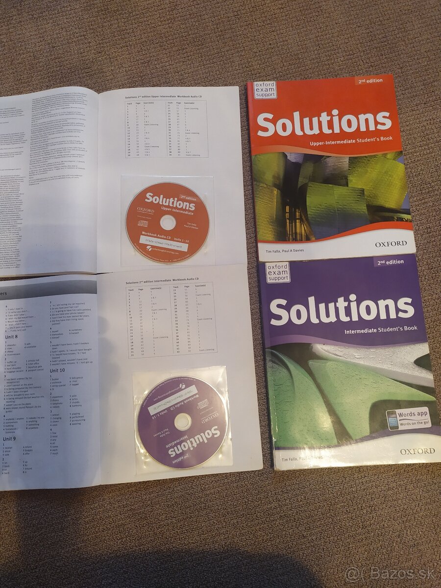 Solutions intermediate, upper intermediate books