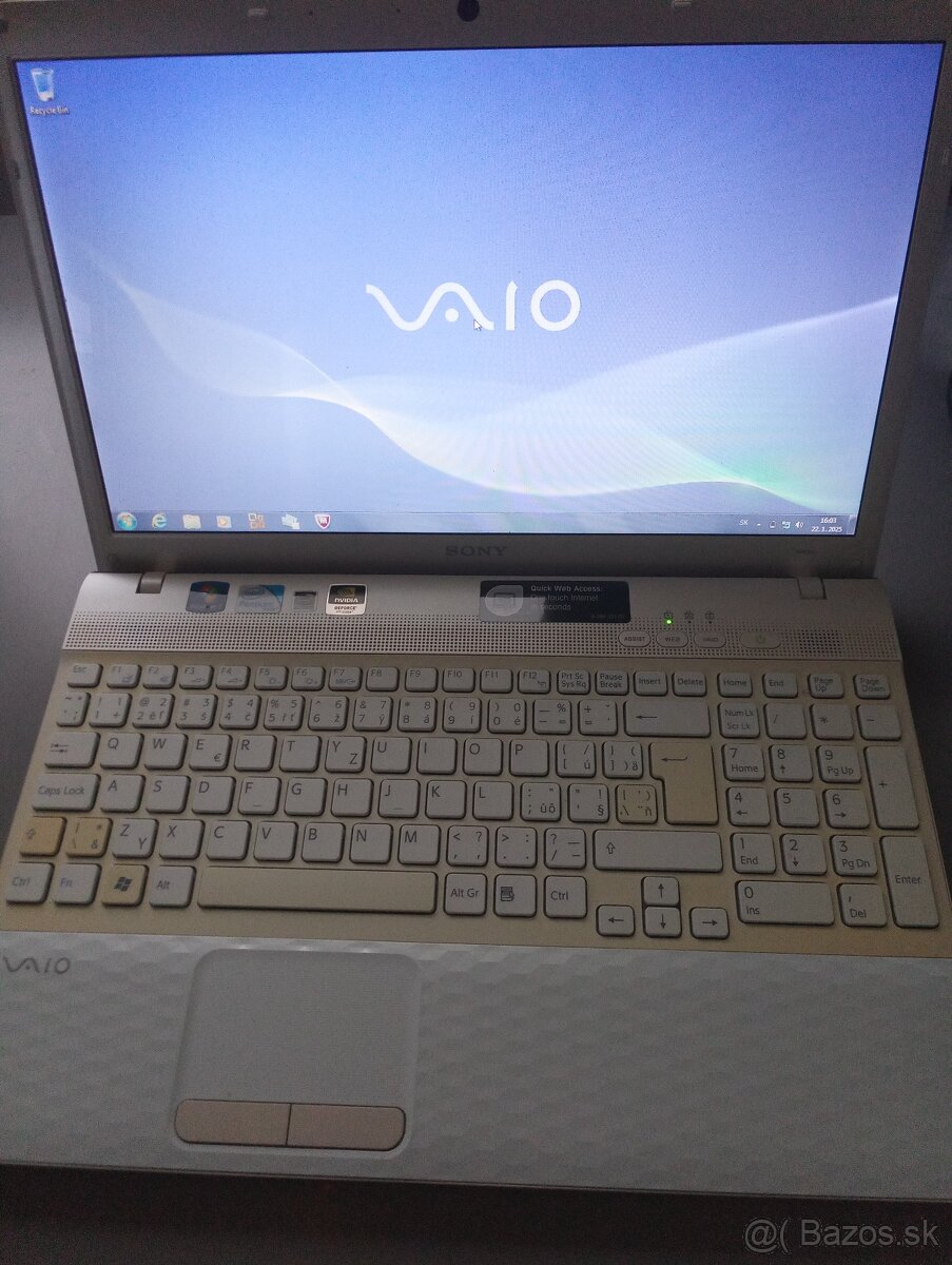 Predám Sony Vaio, 4 GB RAM, 2,2 GHz