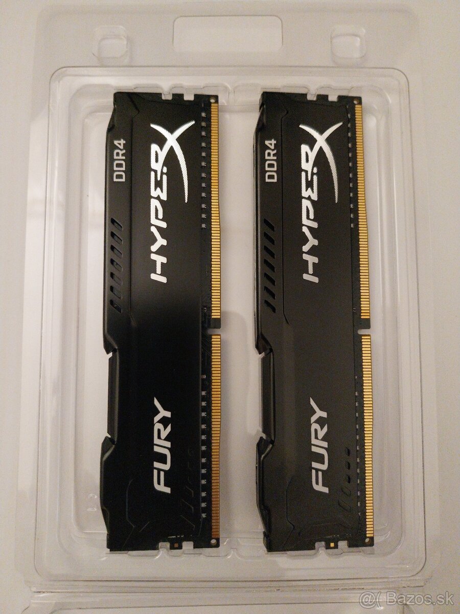 HyperX 16 GB KIT (2x8GB)DDR4 3200 MHz CL18 Fury Black Series