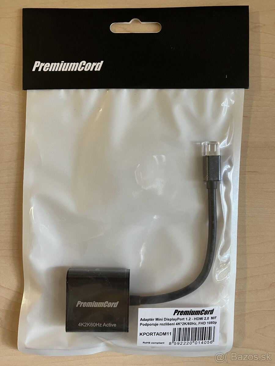 adaptér Mini DisplayPort 1.2 - HDMI 2.0 M/F