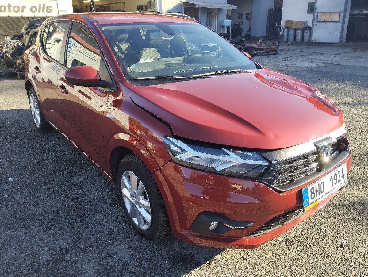 Dacia Sandero 1.0, Benzín, r.v. 2022/09 (cj.2233)