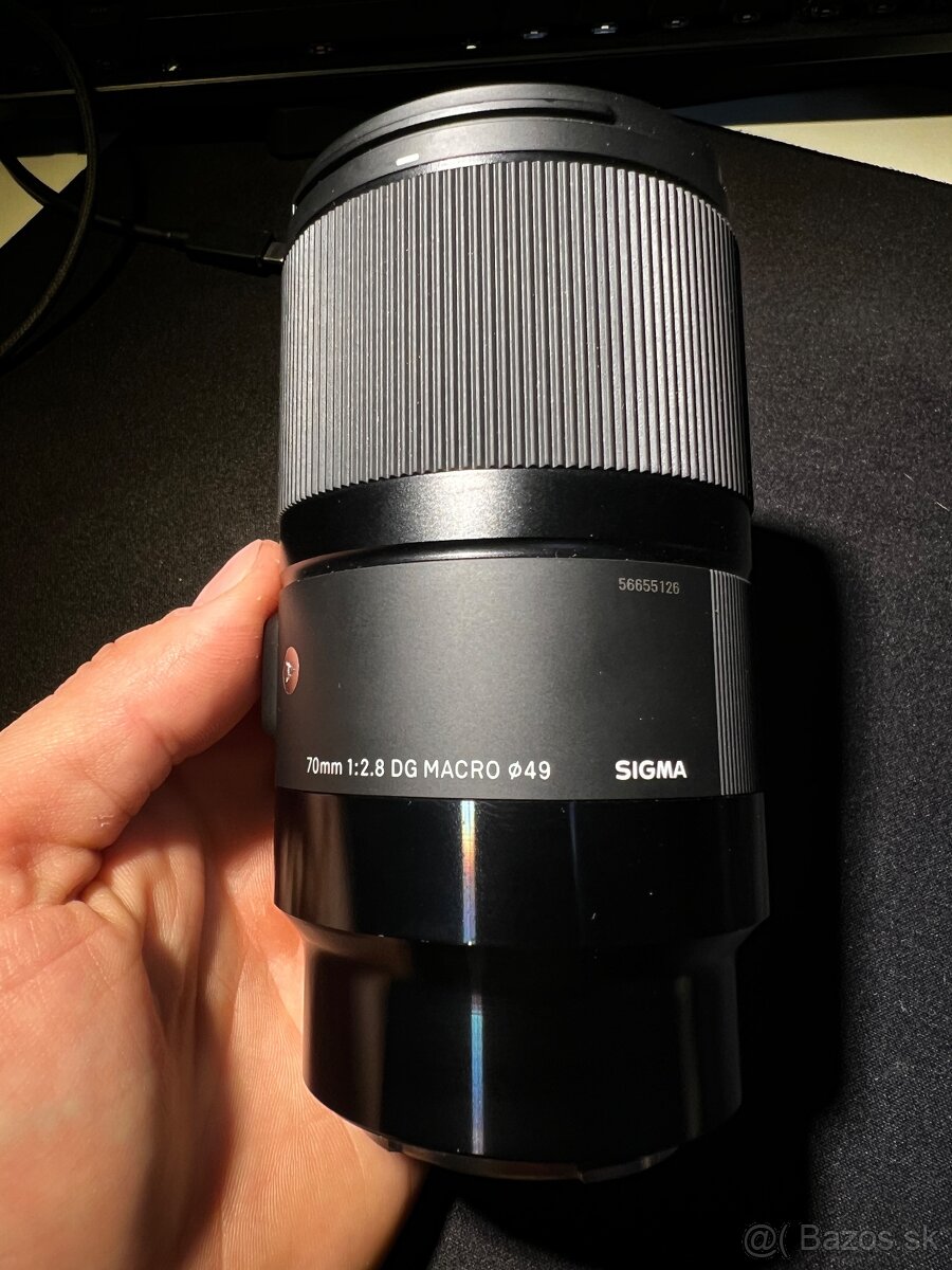 SIGMA 70mm f2.8 E-mount OBJEKTÍV